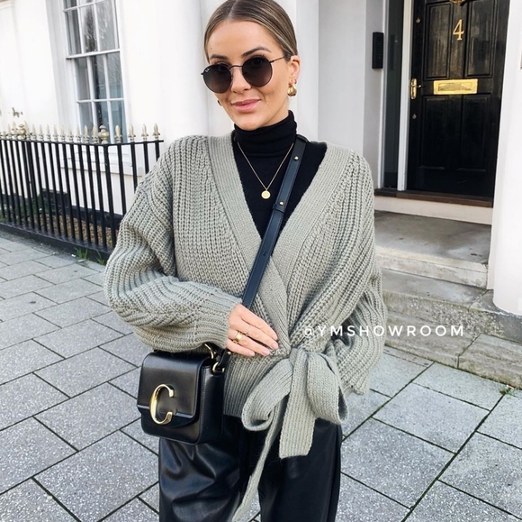 ZARA Bow-tie short cardigan - Picture 2 of 6